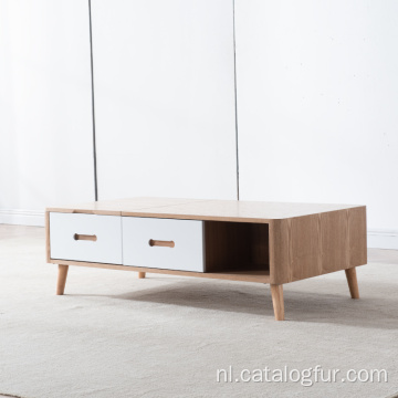 Recycle moderne houten tv-kast / houten woonkamermeubels tv-standaard met kast